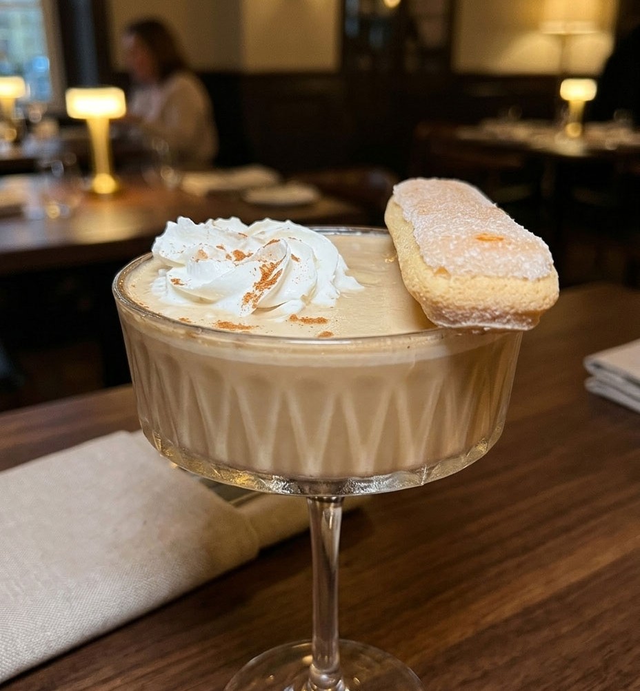 Tiramisu Espresso Martini at Chula Vista Italian Trattoria